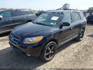 2009 Hyundai Santa Fe, VIN 5NMSH73E09H332213. Фото 2 з 6 з аукціону IAAI. Каталог авто зі США OpenDataCar.