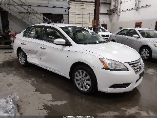 2014 Nissan Sentra, VIN 3N1AB7AP5EL665413. Zdjęcie 1 z 6 z aukcji IAAI. Katalog aut z USA OpenDataCar.