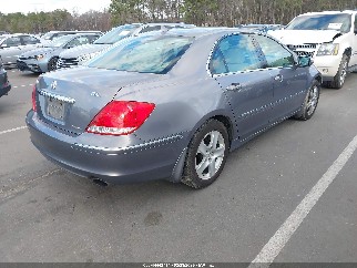 2005 Acura RL, VIN JH4KB165X5C006727. Фото 4 из 6 с аукциона IAAI. Каталог авто из США OpenDataCar.