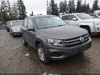 2014 Volkswagen Tiguan, VIN WVGBV3AXXEW547591. Фото 1 з 6 з аукціону IAAI. Каталог авто зі США OpenDataCar.