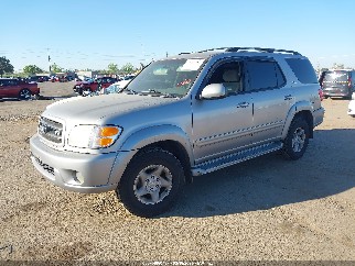 2002 Toyota Sequoia, VIN 5TDZT34A62S087549. Photo 2 of 6 from IAAI auction. OpenDataCar US salvage catalog.