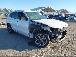 2021 Bmw X3, VIN 5UXTY3C02M9E42512. Фото 1 з 6 з аукціону IAAI. Каталог авто зі США OpenDataCar.