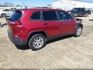 2016 Jeep Cherokee, VIN 1C4PJLAB4GW137852. Фото 4 з 6 з аукціону IAAI. Каталог авто зі США OpenDataCar.