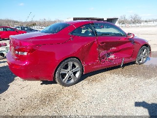 2012 Lexus IS 350c, VIN JTHFE2C21C2507887. Фото 4 з 6 з аукціону IAAI. Каталог авто зі США OpenDataCar.