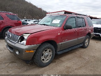 2002 Mercury Mountaineer, VIN 4M2ZU86E12ZJ30486. Photo 2 of 6 from IAAI auction. OpenDataCar US salvage catalog.