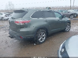 2016 Toyota Highlander, VIN 5TDBKRFH7GS354240. Фото 4 з 6 з аукціону IAAI. Каталог авто зі США OpenDataCar.