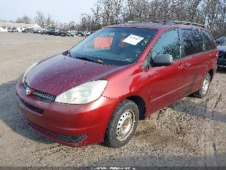 2005 Toyota Sienna, VIN 5TDZA23C05S229739. Photo 2 of 6 from IAAI auction. OpenDataCar US salvage catalog.