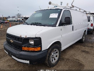 2010 Chevrolet Express 1500, VIN 1GCUGADX3A1162307. Фото 2 з 6 з аукціону IAAI. Каталог авто зі США OpenDataCar.