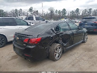 2016 Chevrolet SS, VIN 6G3F15RW4GL224332. Фото 4 из 6 с аукциона IAAI. Каталог авто из США OpenDataCar.