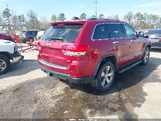 2014 Jeep Grand Cherokee, VIN 1C4RJFBG1EC335954. Photo 4 of 6 from IAAI auction. OpenDataCar US salvage catalog.