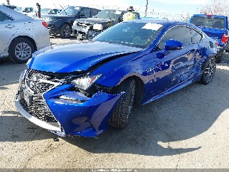 2016 Lexus RC 350, VIN JTHHE5BC7G5012277. Фото 2 з 6 з аукціону IAAI. Каталог авто зі США OpenDataCar.