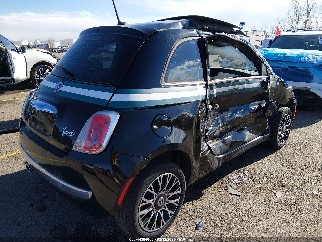 2012 Fiat 500, VIN 3C3CFFCR8CT316234. Фото 4 з 6 з аукціону IAAI. Каталог авто зі США OpenDataCar.