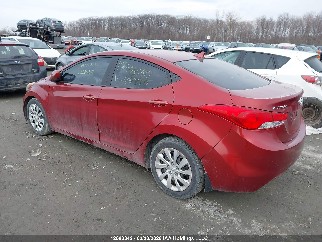 2012 Hyundai Elantra, VIN 5NPDH4AE1CH104340. Фото 3 з 6 з аукціону IAAI. Каталог авто зі США OpenDataCar.