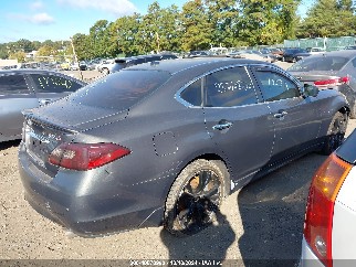 2013 Infiniti M37, VIN JN1BY1AR5DM604438. Фото 4 з 6 з аукціону IAAI. Каталог авто зі США OpenDataCar.