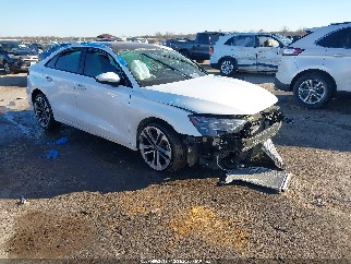 2025 Audi A3, VIN WAUGUDGY7SA138067. Фото 1 з 6 з аукціону IAAI. Каталог авто зі США OpenDataCar.