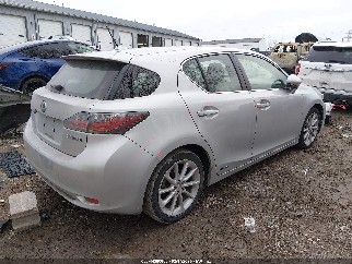 2011 Lexus CT 200h, VIN JTHKD5BH9B2018354. Фото 4 з 6 з аукціону IAAI. Каталог авто зі США OpenDataCar.