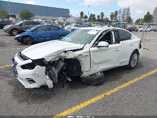 2019 Infiniti Q50, VIN JN1EV7AP4KM518039. Фото 2 з 6 з аукціону IAAI. Каталог авто зі США OpenDataCar.