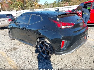2019 Hyundai Veloster, VIN KMHTH6AB0KU005876. Фото 3 з 6 з аукціону IAAI. Каталог авто зі США OpenDataCar.