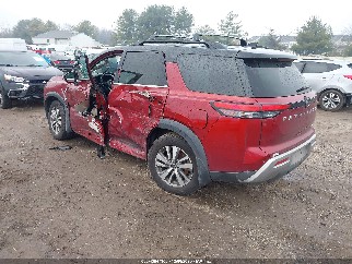 2022 Nissan Pathfinder, VIN 5N1DR3CC2NC206873. Фото 3 з 6 з аукціону IAAI. Каталог авто зі США OpenDataCar.
