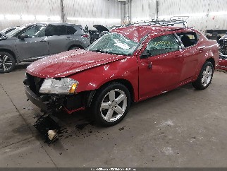 2013 Dodge Avenger, VIN 1C3CDZAB7DN536530. Photo 2 of 6 from IAAI auction. OpenDataCar US salvage catalog.