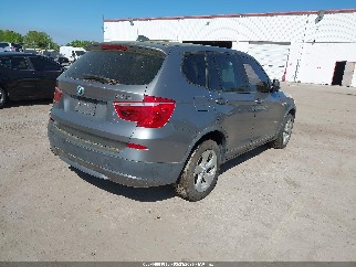 2012 Bmw X3, VIN 5UXWX5C59CL721896. Zdjęcie 4 z 6 z aukcji IAAI. Katalog aut z USA OpenDataCar.