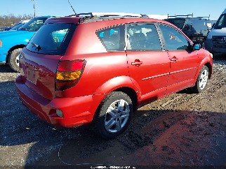 2004 Pontiac Vibe, VIN 5Y2SL62814Z428943. Фото 4 з 6 з аукціону IAAI. Каталог авто зі США OpenDataCar.