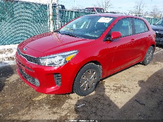2019 Kia Rio, VIN 3KPA25AB7KE214389. Photo 2 of 6 from IAAI auction. OpenDataCar US salvage catalog.