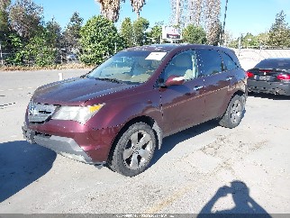 2007 Acura MDX, VIN 2HNYD28567H517242. Photo 2 of 6 from IAAI auction. OpenDataCar US salvage catalog.