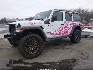 2021 Jeep Wrangler Unlimited, VIN 1C4HJXDG6MW857863. Фото 2 з 6 з аукціону IAAI. Каталог авто зі США OpenDataCar.