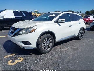 2016 Nissan Murano, VIN 5N1AZ2MH9GN157251. Фото 2 из 6 с аукциона IAAI. Каталог авто из США OpenDataCar.