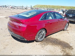 2014 Lincoln MKZ, VIN 3LN6L2LU4ER805479. Фото 4 з 6 з аукціону IAAI. Каталог авто зі США OpenDataCar.