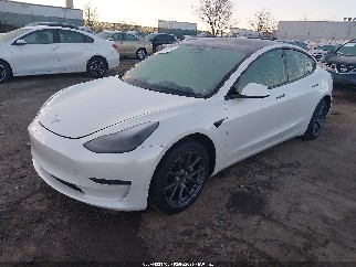 2023 Tesla Model 3, VIN 5YJ3E1EA5PF568567. Фото 2 з 6 з аукціону IAAI. Каталог авто зі США OpenDataCar.