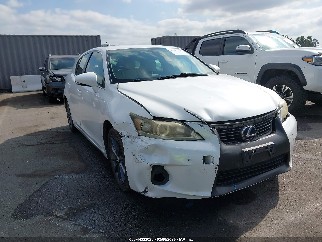 2012 Lexus CT 200h, VIN JTHKD5BH8C2089045. Фото 1 з 6 з аукціону IAAI. Каталог авто зі США OpenDataCar.
