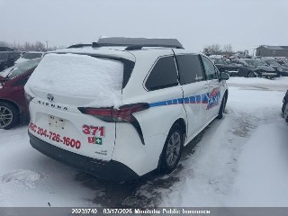 2022 Toyota Sienna, VIN 5TDGSKFC5NS055179. Фото 4 з 6 з аукціону IAAI. Каталог авто зі США OpenDataCar.