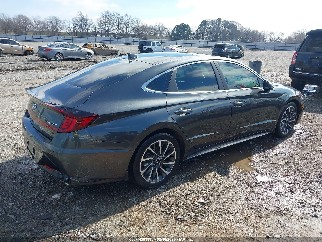 2021 Hyundai Sonata, VIN 5NPEH4J26MH122909. Фото 4 з 6 з аукціону IAAI. Каталог авто зі США OpenDataCar.
