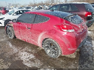 2017 Hyundai Veloster, VIN KMHTC6AD2HU307453. Фото 3 з 6 з аукціону IAAI. Каталог авто зі США OpenDataCar.