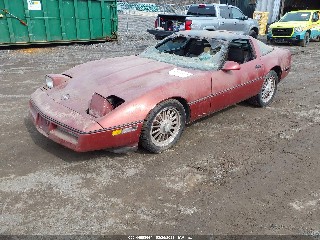 1987 Chevrolet Corvette, VIN 1G1YY2188H5127484. Фото 2 из 6 с аукциона IAAI. Каталог авто из США OpenDataCar.
