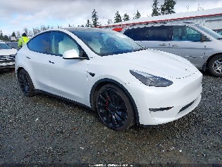 2022 Tesla Model Y, VIN 7SAYGDEF1NF459990. Фото 1 з 6 з аукціону IAAI. Каталог авто зі США OpenDataCar.