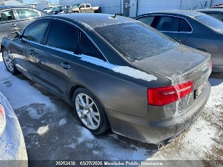 2014 Audi A6, VIN WAUHGCFC1EN079266. Фото 3 из 6 с аукциона IAAI. Каталог авто из США OpenDataCar.