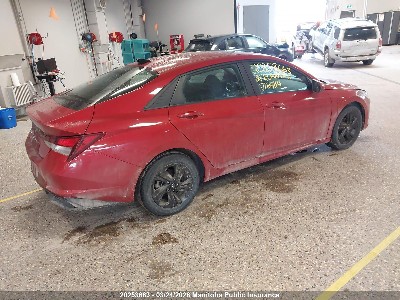 2021 Hyundai Elantra, VIN KMHLM4AG4MU125114. Фото 4 з 6 з аукціону IAAI. Каталог авто зі США OpenDataCar.