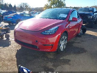 2023 Tesla Model Y, VIN 7SAYGDEE6PA090938. Фото 2 з 6 з аукціону IAAI. Каталог авто зі США OpenDataCar.