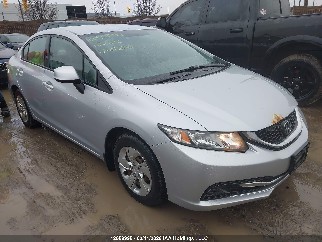 2013 Honda Civic, VIN 2HGFB2E46DH012216. Zdjęcie 1 z 6 z aukcji IAAI. Katalog aut z USA OpenDataCar.