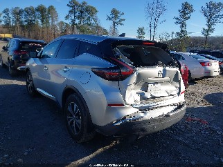 2022 Nissan Murano, VIN 5N1AZ2AJ4NC113660. Фото 3 з 6 з аукціону IAAI. Каталог авто зі США OpenDataCar.