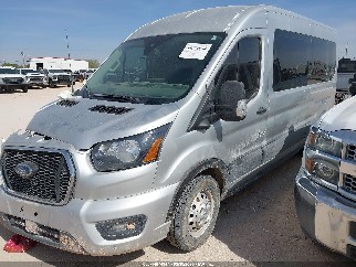 2023 Ford Transit-350, VIN 1FBAX9C88PKB65657. Photo 2 of 6 from IAAI auction. OpenDataCar US salvage catalog.