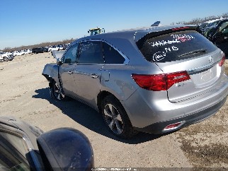 2016 Acura MDX, VIN 5FRYD4H22GB006333. Фото 3 з 6 з аукціону IAAI. Каталог авто зі США OpenDataCar.