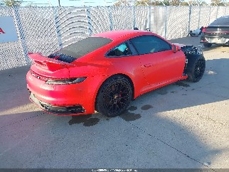 2022 Porsche 911, VIN WP0AA2A91NS206076. Фото 4 з 6 з аукціону IAAI. Каталог авто зі США OpenDataCar.