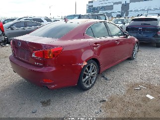 2009 Lexus IS 250, VIN JTHBK262392087674. Фото 4 из 6 с аукциона IAAI. Каталог авто из США OpenDataCar.