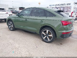 2022 Audi Q5 Sportback, VIN WA15AAFY8N2059163. Фото 3 з 6 з аукціону IAAI. Каталог авто зі США OpenDataCar.