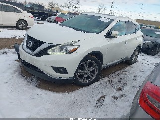 2015 Nissan Murano, VIN 5N1AZ2MGXFN246378. Zdjęcie 2 z 6 z aukcji IAAI. Katalog aut z USA OpenDataCar.