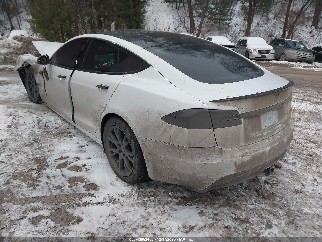 2021 Tesla Model S, VIN 5YJSA1E61MF442723. Zdjęcie 3 z 6 z aukcji IAAI. Katalog aut z USA OpenDataCar.